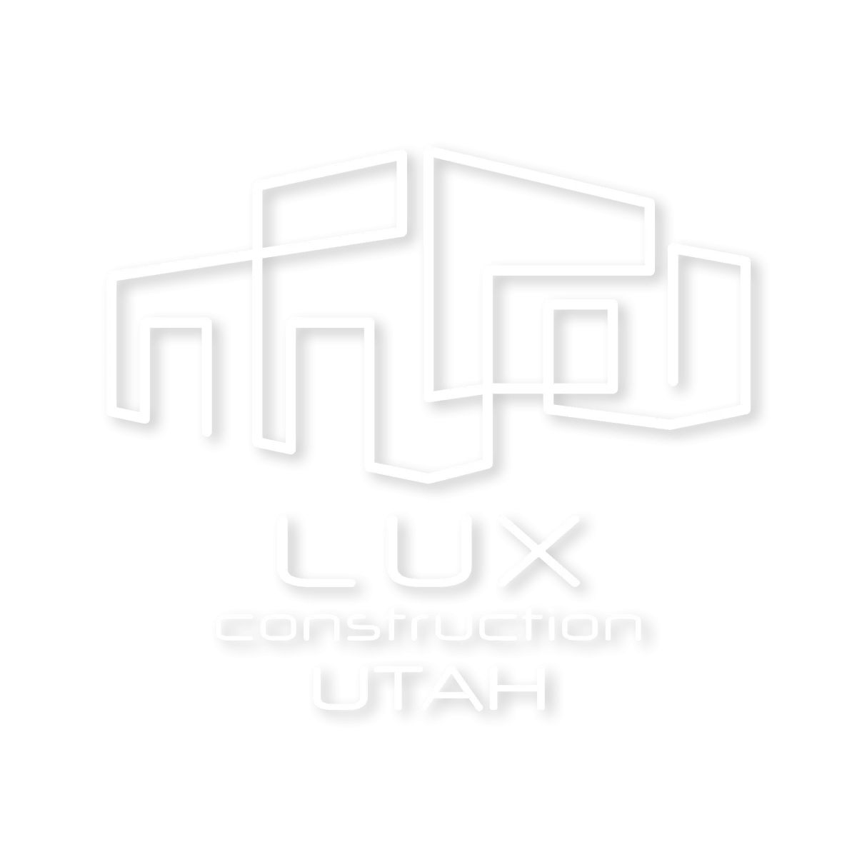 Logo_LuxConstructionUtahspreadedshadow